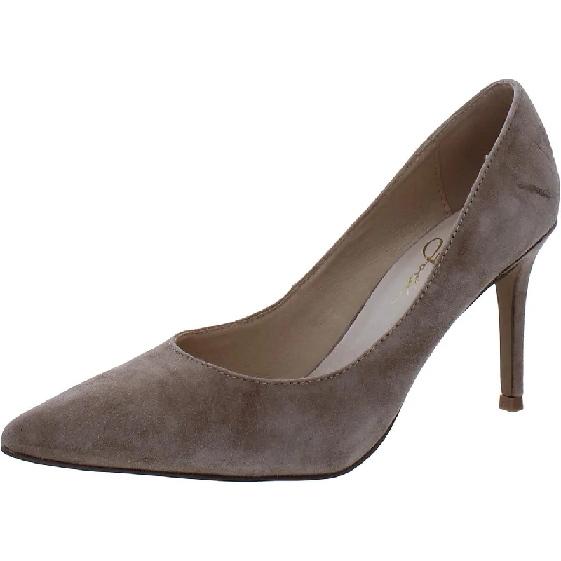 42 Gold Womens Rafee Suede Pumps