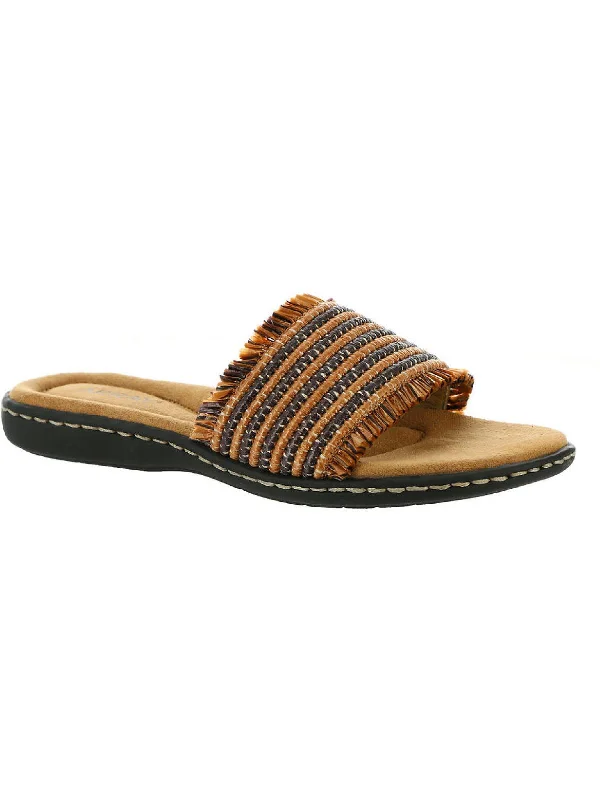 Cabrillo Womens Woven Braided Slide Sandals