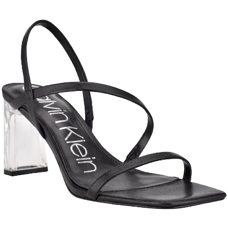 Calvin Klein Womens Idina Cushioned Footbed Slingback Heels