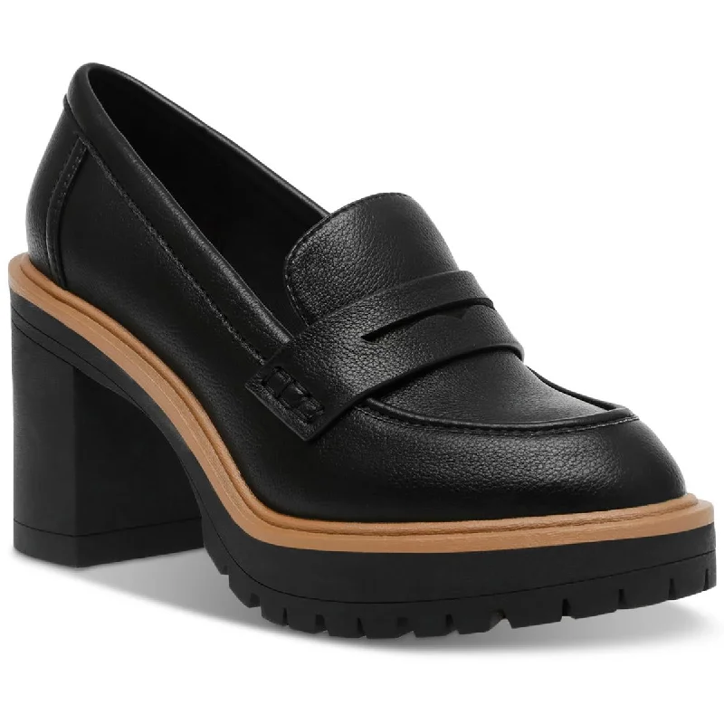 DV By Dolce Vita Womens Jayjay Faux Leather Slip-On Loafers