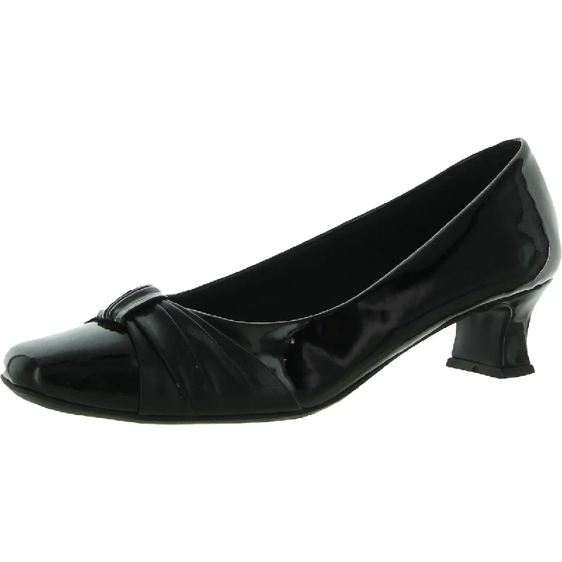 Easy Street Womens Waive Patent Dressy Pumps