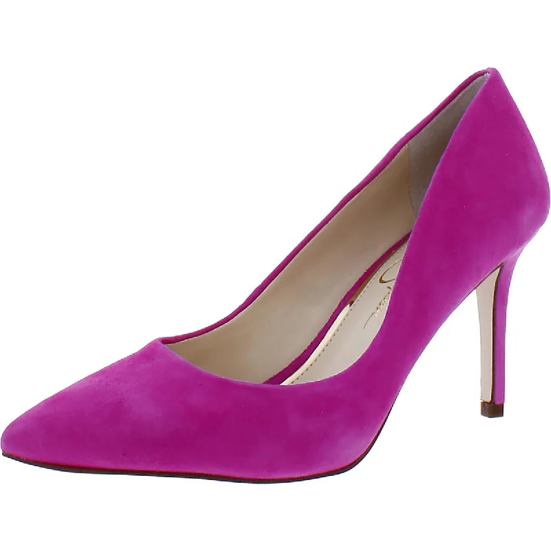 Jessica Simpson Womens Abigaille Suede Dressy Pumps