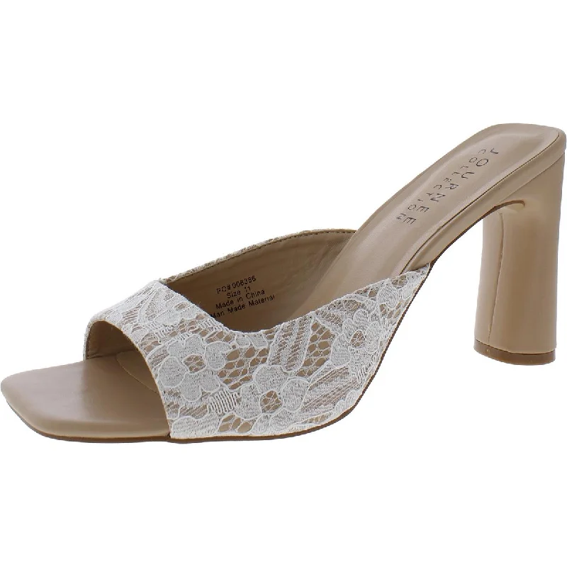 Journee Collection Womens Lace Slide