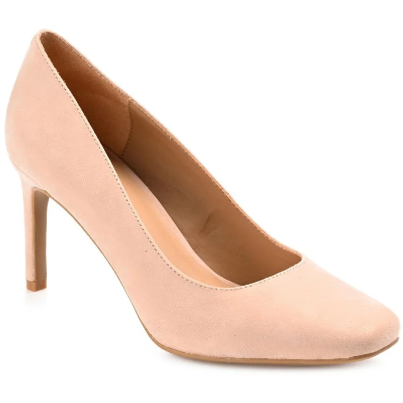 Journee Collection Womens Monalee Heel Square toe Pumps