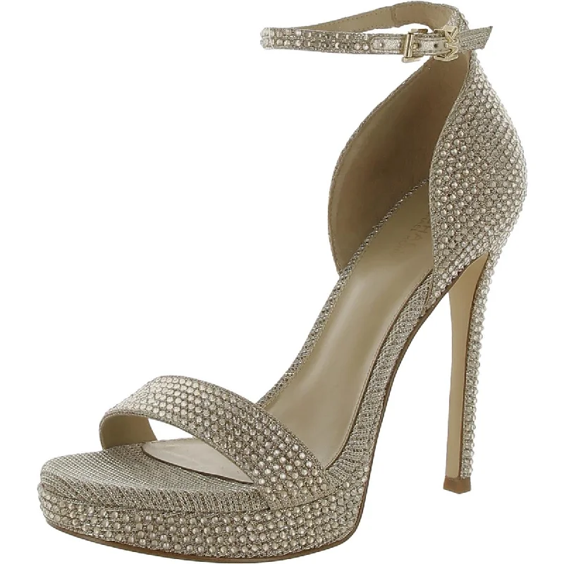 MICHAEL Michael Kors Womens Embellished Round Toe Ankle Strap