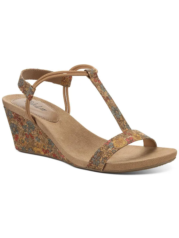 Mulan Womens Strappy Wedges