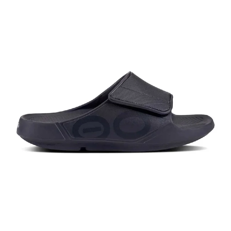 All Gender OOahh Sport Flex Slide - Black Matte - Regular (D)