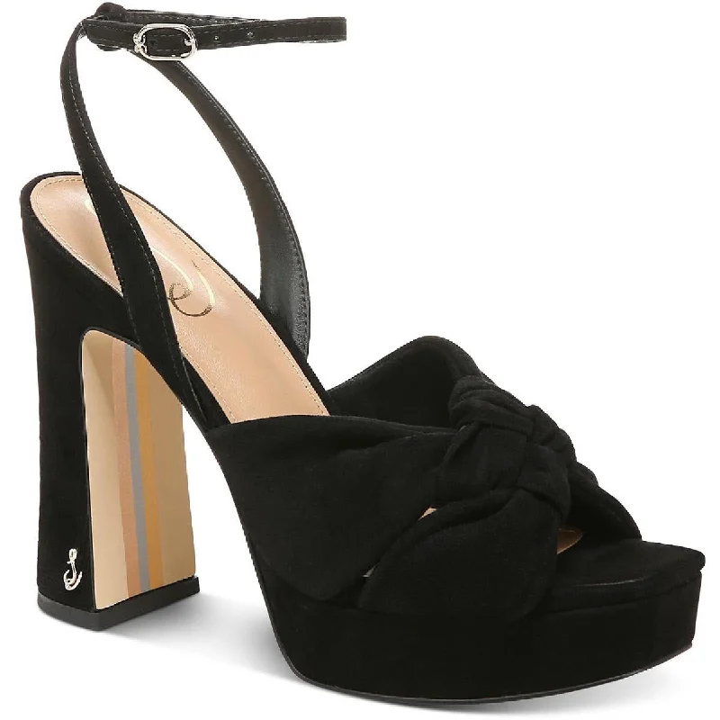 Bold Fashion Sales Sam Edelman Womens Kristen Knot-Front Platform Sandals