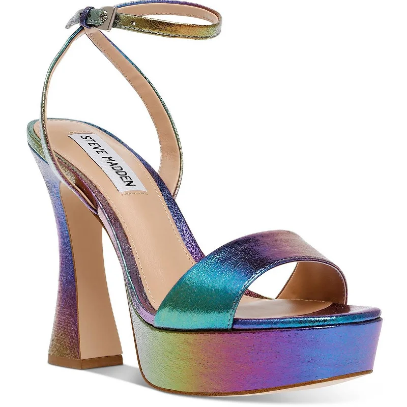 Steve Madden Womens Lashed  Ankle Strap Dressy Platform Sandals