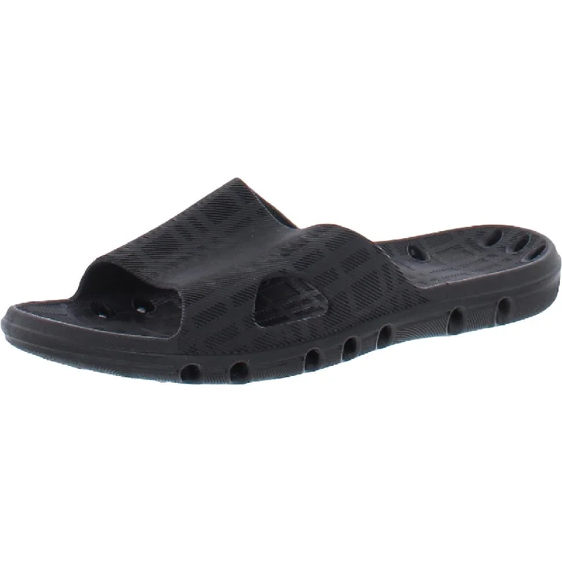 Tecs Womens Open Toe Cut-Out Pool Slides