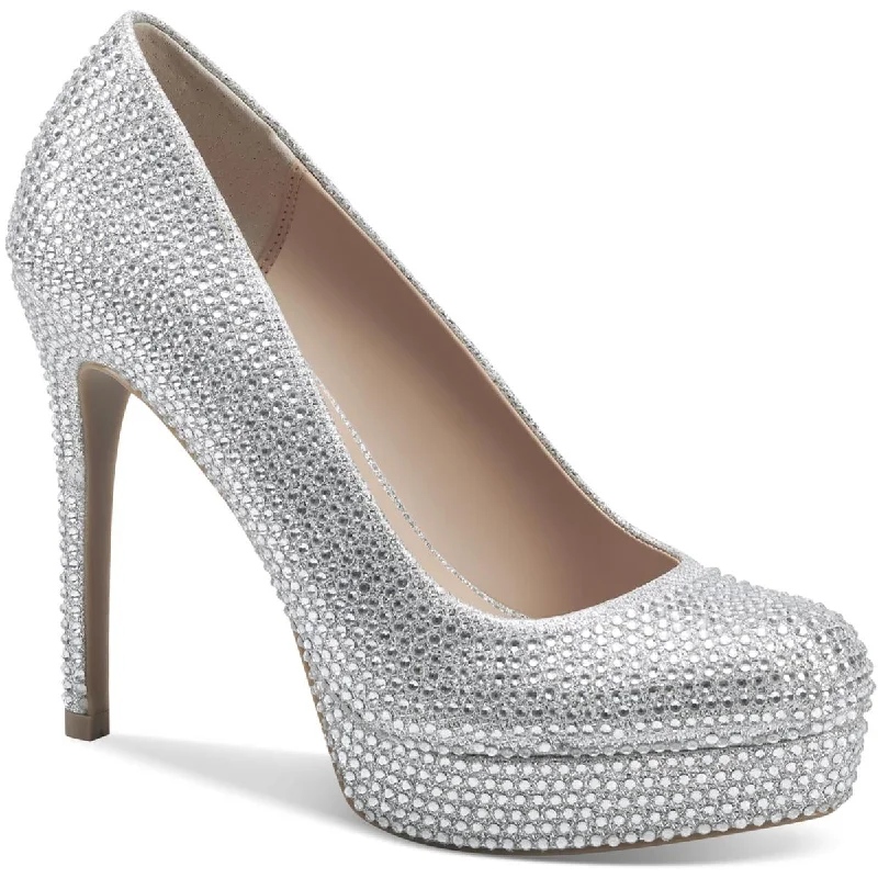 Thalia Sodi Womens Crista Platform Rhinestone Pumps