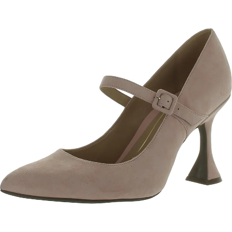 Vionic Womens Collette Suede Slip-On Pumps