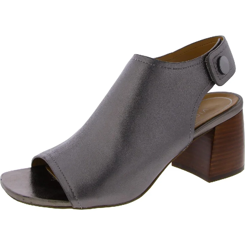 Vionic Womens Valencia Leather Ankle Mules