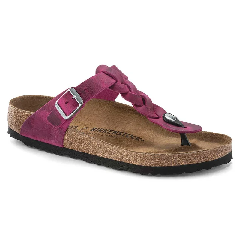 Women's Gizeh Braid Sandal- Festival Fuchsia- Regular/Wide