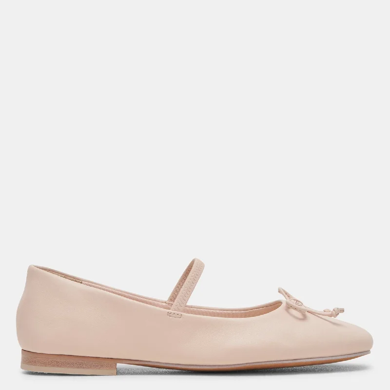 Carin Ballet Flats Light Pink Leather