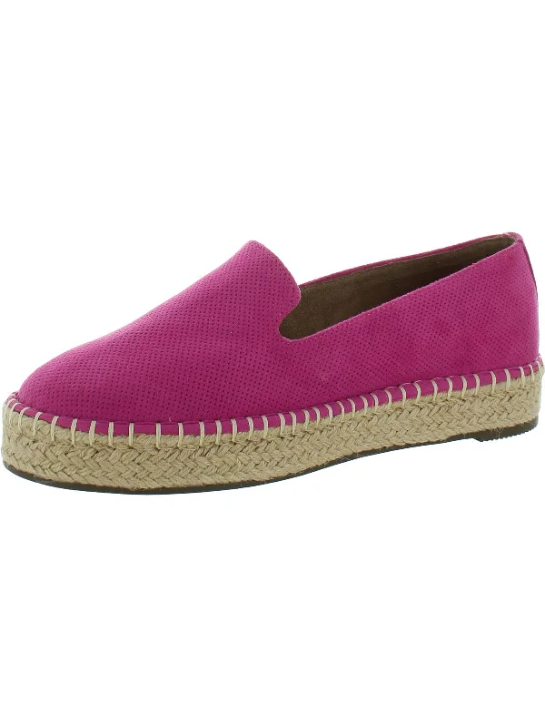 Cayce 18 Womens Faux Suede Espadrille Flat Shoes