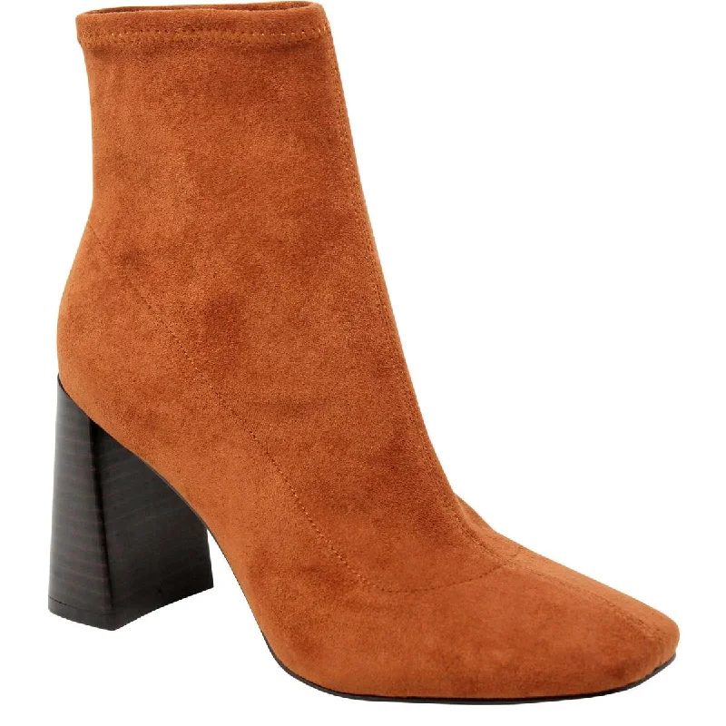 Charles by Charles David Women's Turmoil Microsuede Stacked Block Heel Bootie