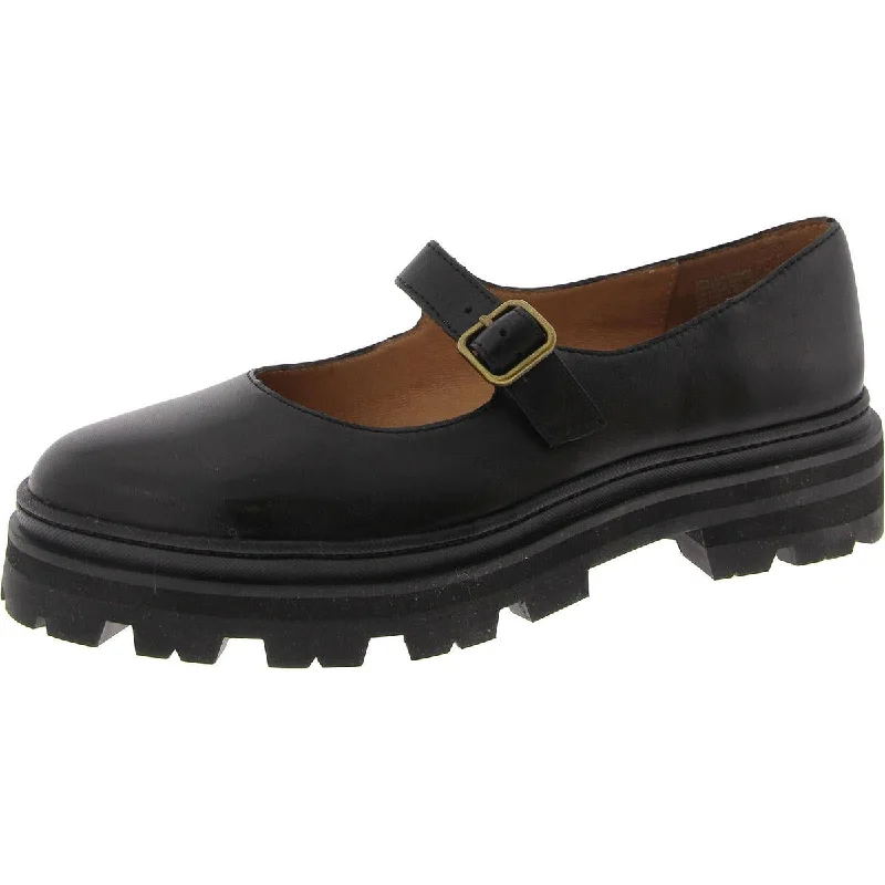 Chunky Lugsole Mary Janes Womens Flat Lugsole Mary Janes