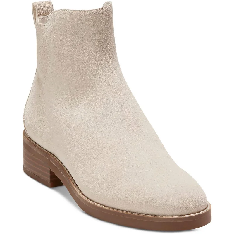 Cole Haan Womens River Chelsea Zipper Round toe Ankle Boots