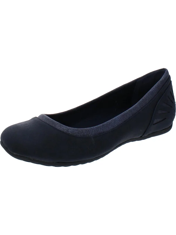 Crista Womens Flat Slip On Ballet Flats