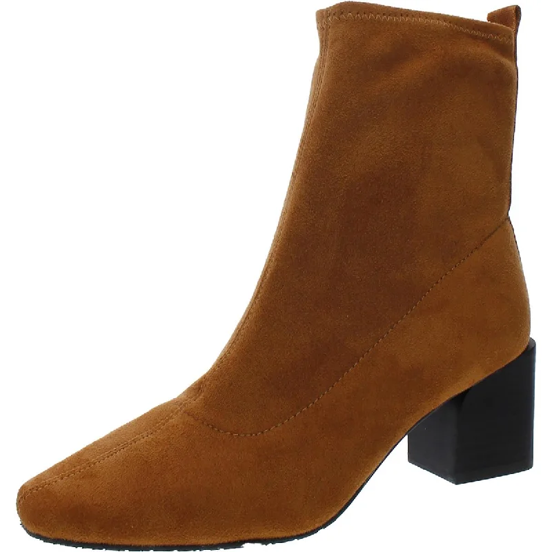 Donald J. Pliner Womens Angelsu Round Toe Heeled Ankle Boots