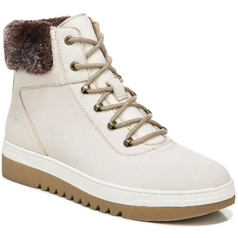 Dr. Scholl's Shoes Womens Gear Up Lace up Shearling Boots