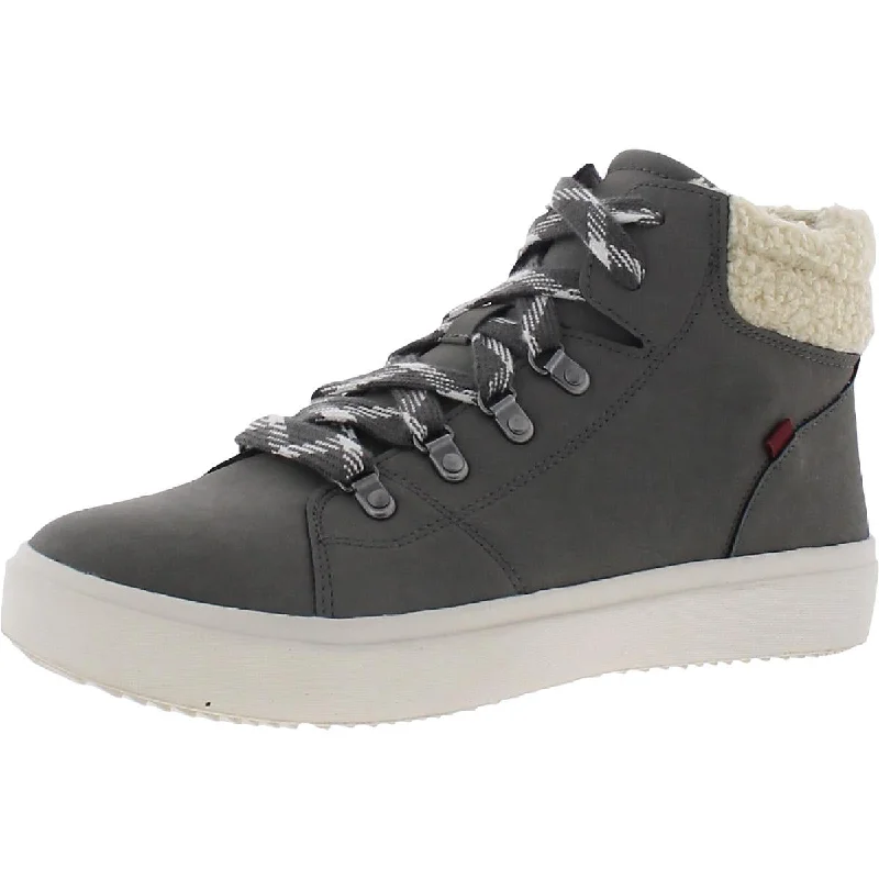 Dr. Scholl's Weekend Women's Faux Fur Trim Lace-Up Sneaker Booties