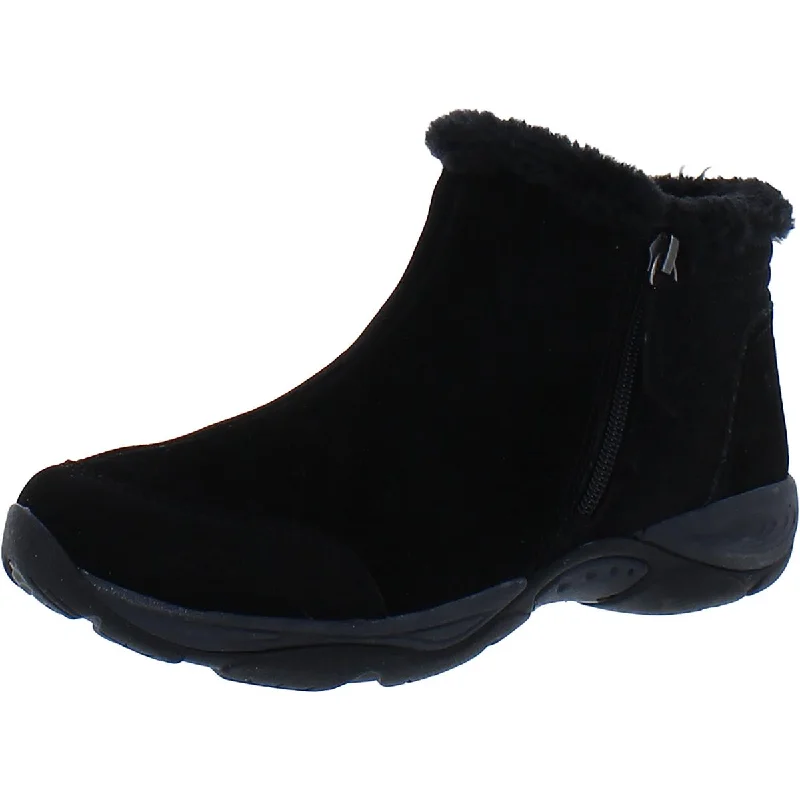 Easy Spirit Womens Elinot Suede Slip On Ankle Boots