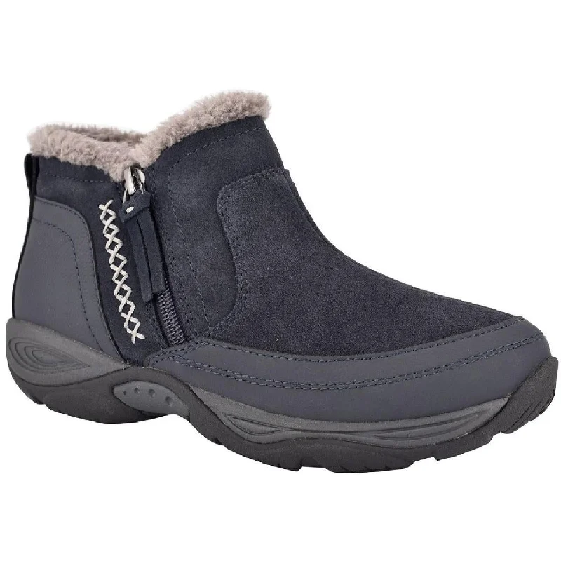 Easy Spirit Womens Epic Suede Water Resistant Ankle Boots