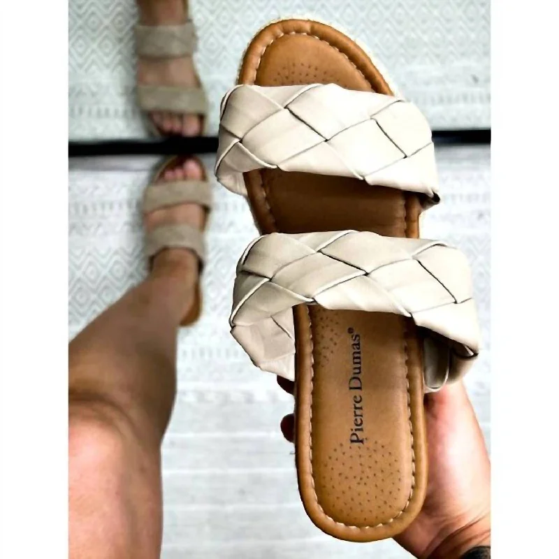 Fashionable Casual Footwear Offers Espadrille Sandals In Nude