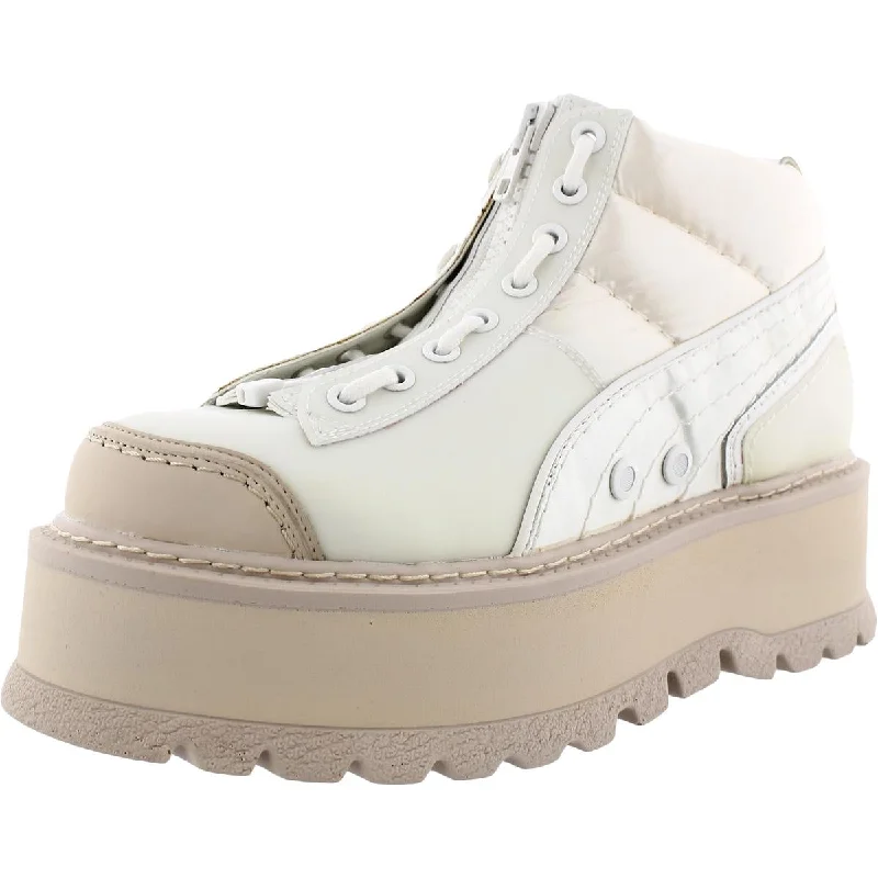 Fenty Puma by Rihanna Womens Sneaker Boot Zip Flatform Snow Shooties