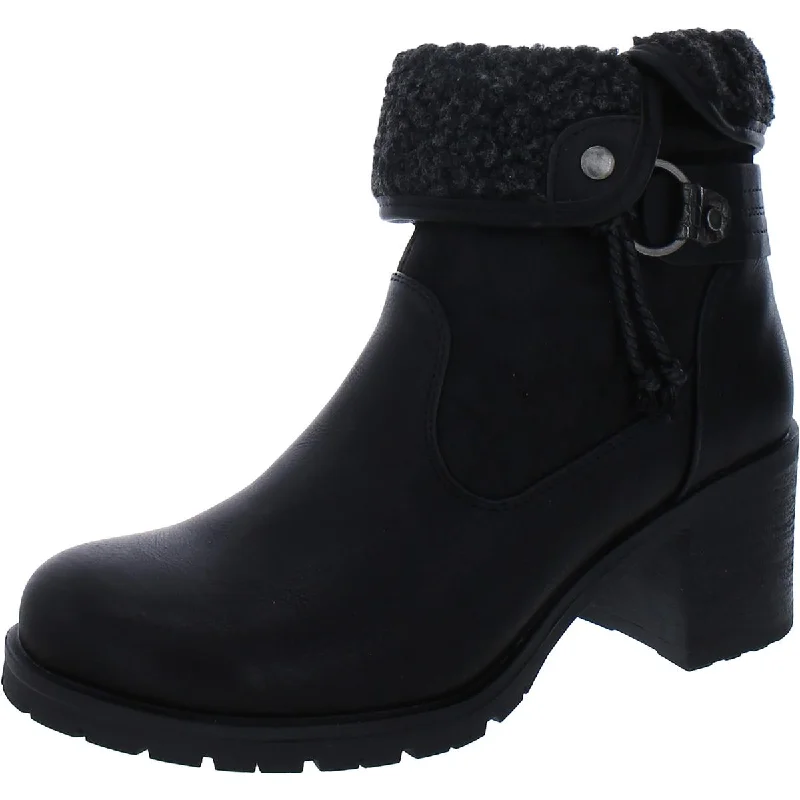 GC Shoes Womens Doja Faux Leather Booties