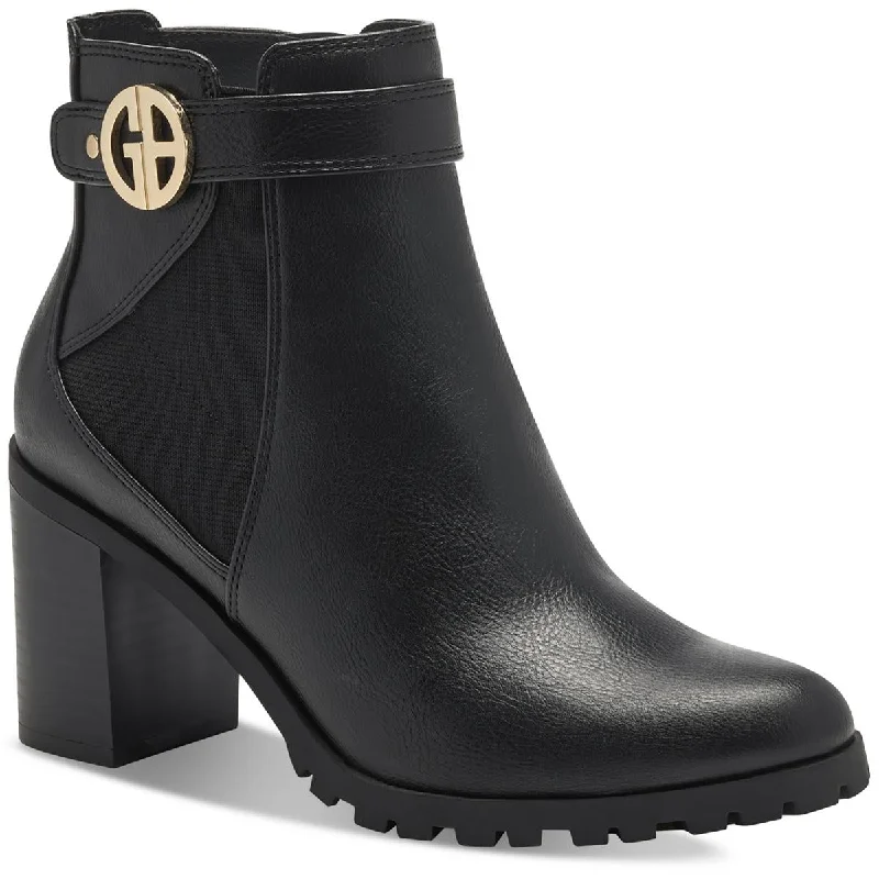 Giani Bernini Womens Halllee  Lug Sole Ankle Boots