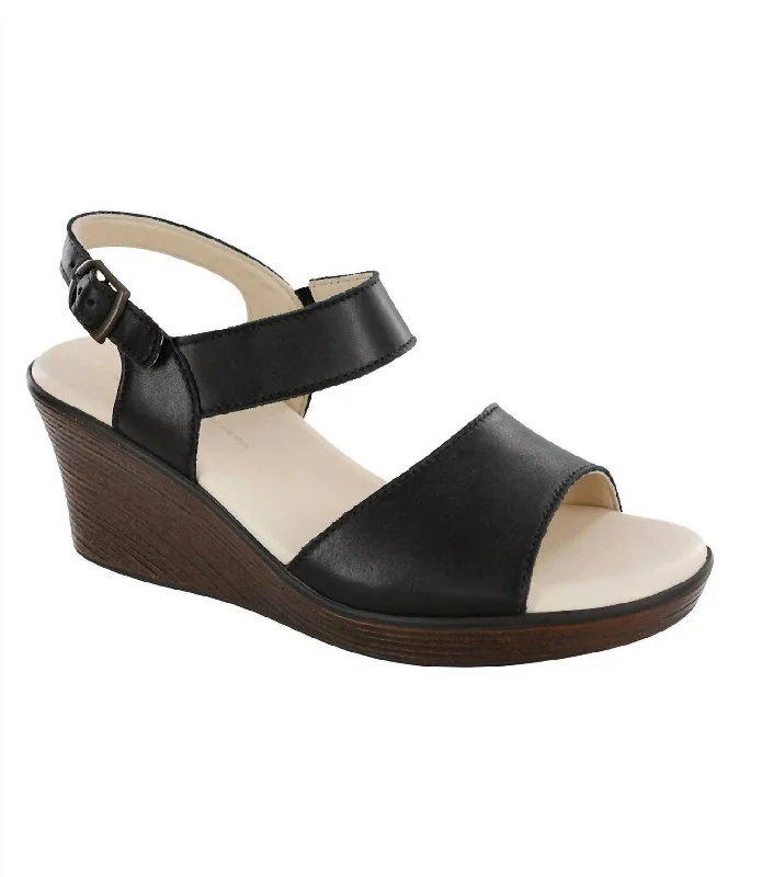 High-Fashion Casual Shoes Heather Sandal - Narrow In Black