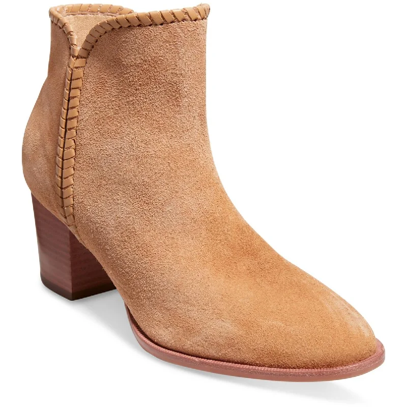 Jack Rogers Womens Cassidy Zipper Ankle Booties