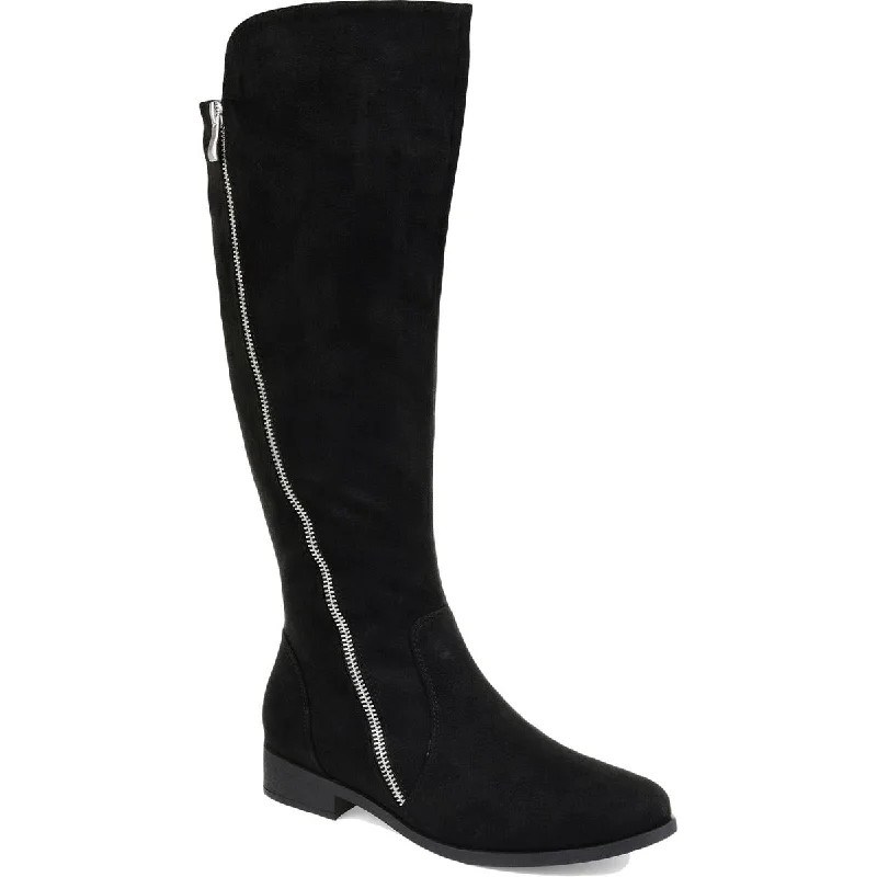 Journee Collection Womens Kerin Faux Suede Knee-High Boots