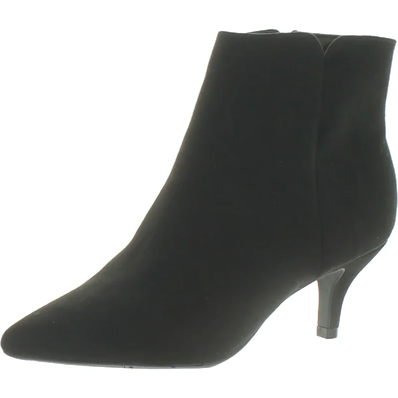 Journee Collection Womens Faux Suede Ankle Boots