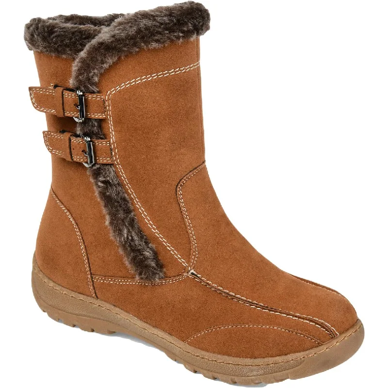 Journee Collection Womens Takani Faux Fur Lined Cold Weather Booties