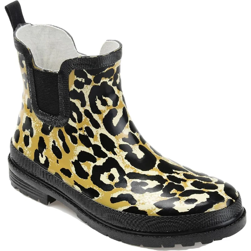 Journee Collection Womens Tekoa Rubber Rain Boots