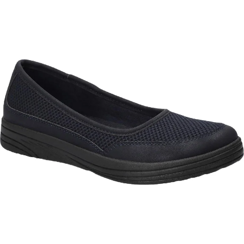 JOYOUS Womens Faux Leather Slip On Ballet Flats