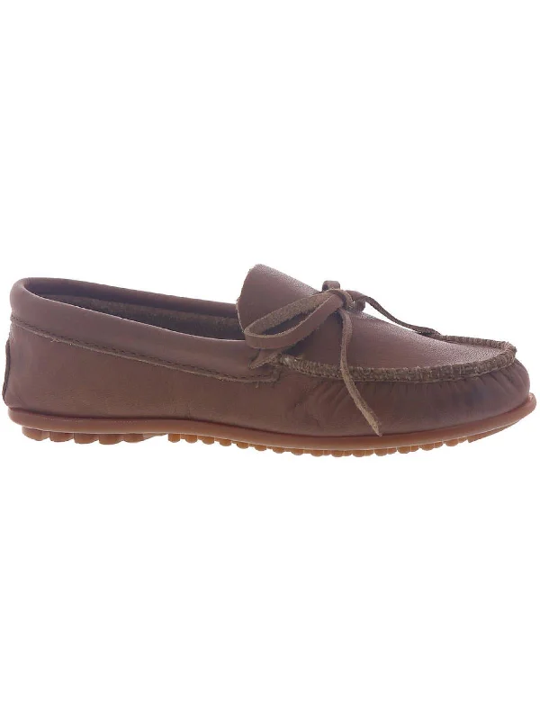 Karla Womens Leather Slip On Moccasins