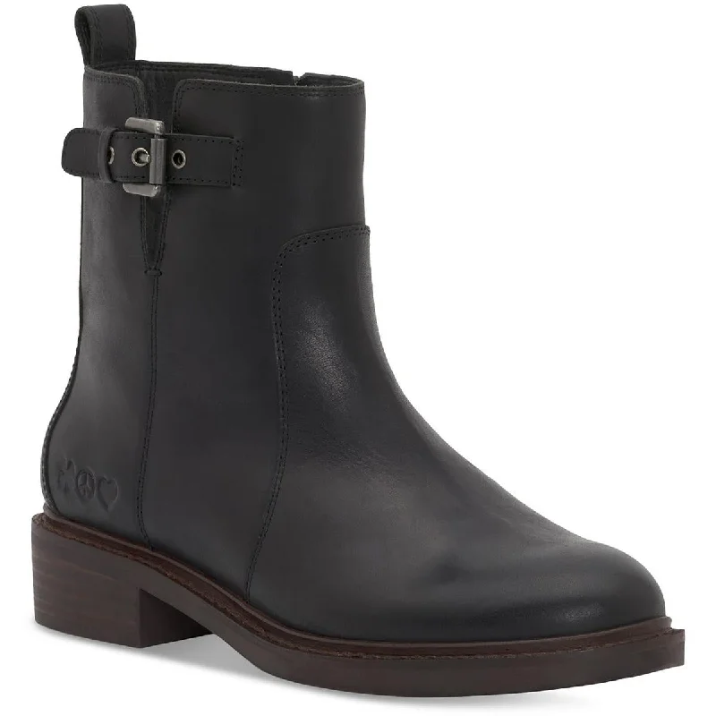 Lucky Brand Womens quendy Leather Round Toe Booties