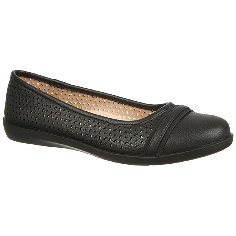 Nile Womens Slip On Round Toe Ballet Flats