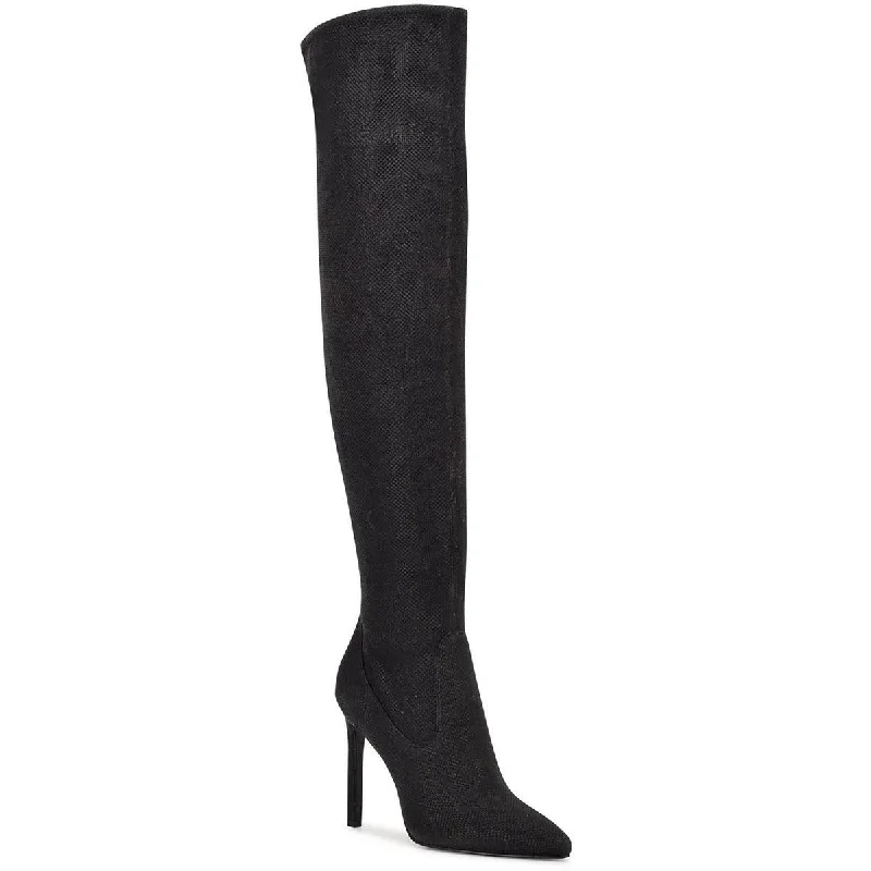 Nine West Womens Tacy 3 Faux leather Tall Over-The-Knee Boots