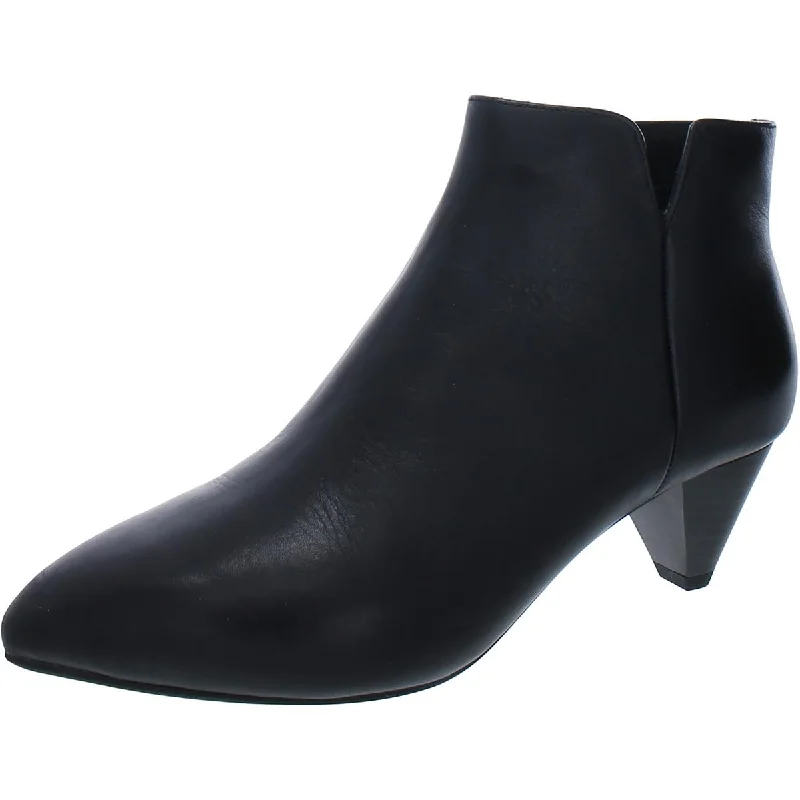 Rockport Womens Milia V Leather Pointed Toe Ankle Boots