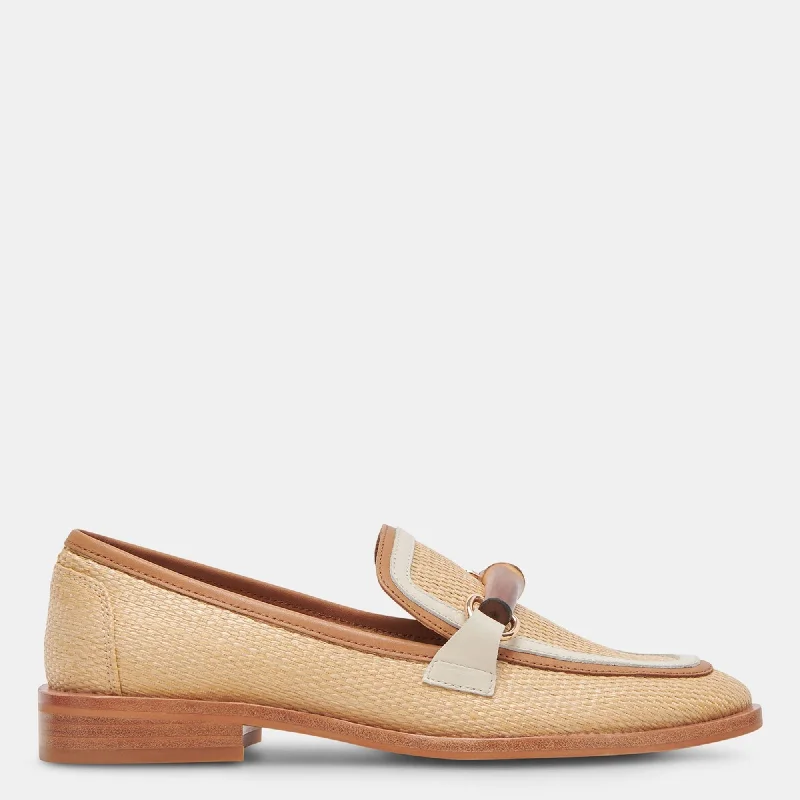 SARARA FLATS HONEY RAFFIA