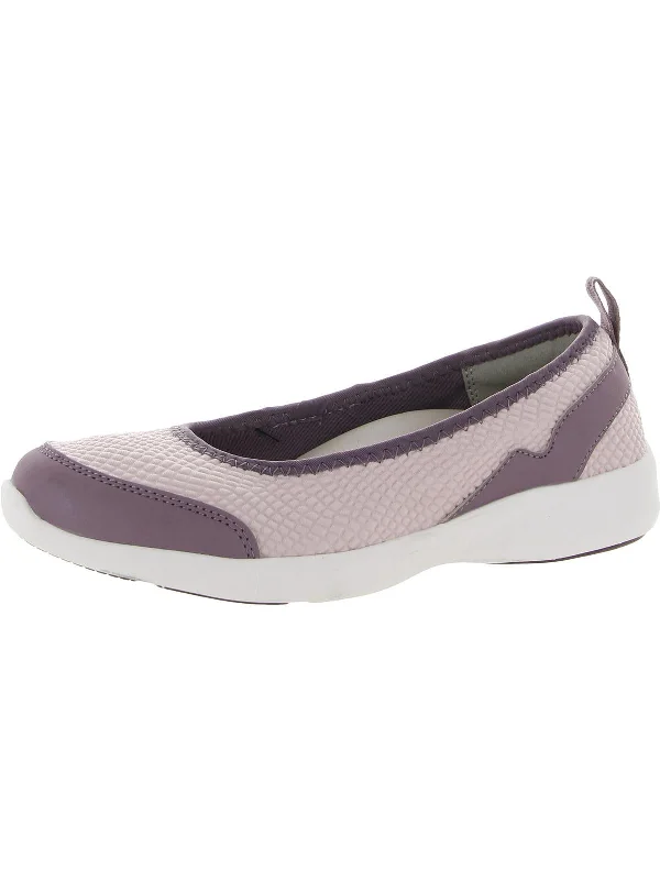 Sena Womens Knit Slip On Ballet Flats