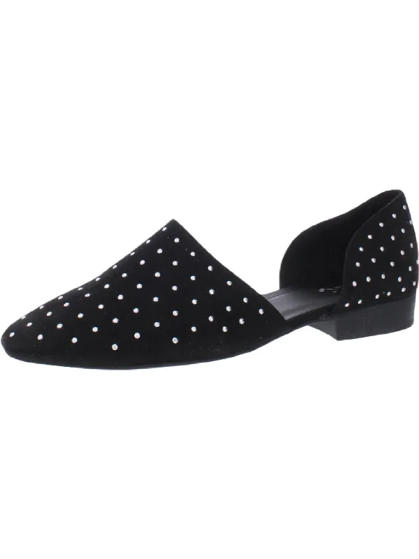 Soric Womens Studded Embellished D'Orsay