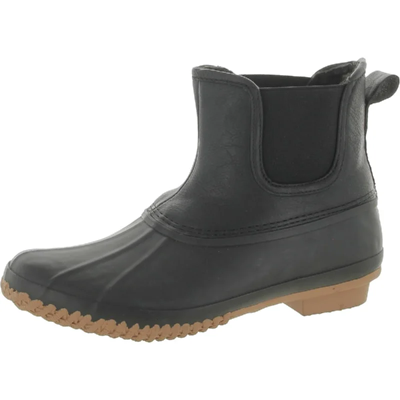 Style & Co. Womens Faux Fur Lined Waterproof Rain Boots