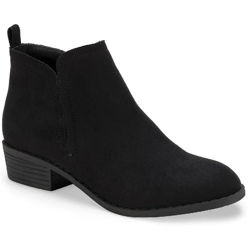 Sun + Stone Womens Cadee Zipper Ankle Booties